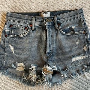 AGolde denim shorts
